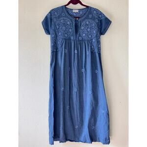 Jayshree Dalal 100% Cotton Hand Embroidered Dress